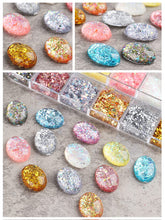 Load image into Gallery viewer, Kalolary 24 Grid Holographic Nail Art Foil Flakes
