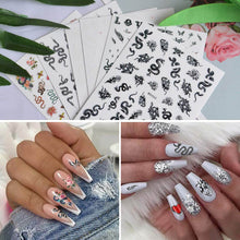 Load image into Gallery viewer, Kalolary Snake Nail Art Stickers 6 Sheets
