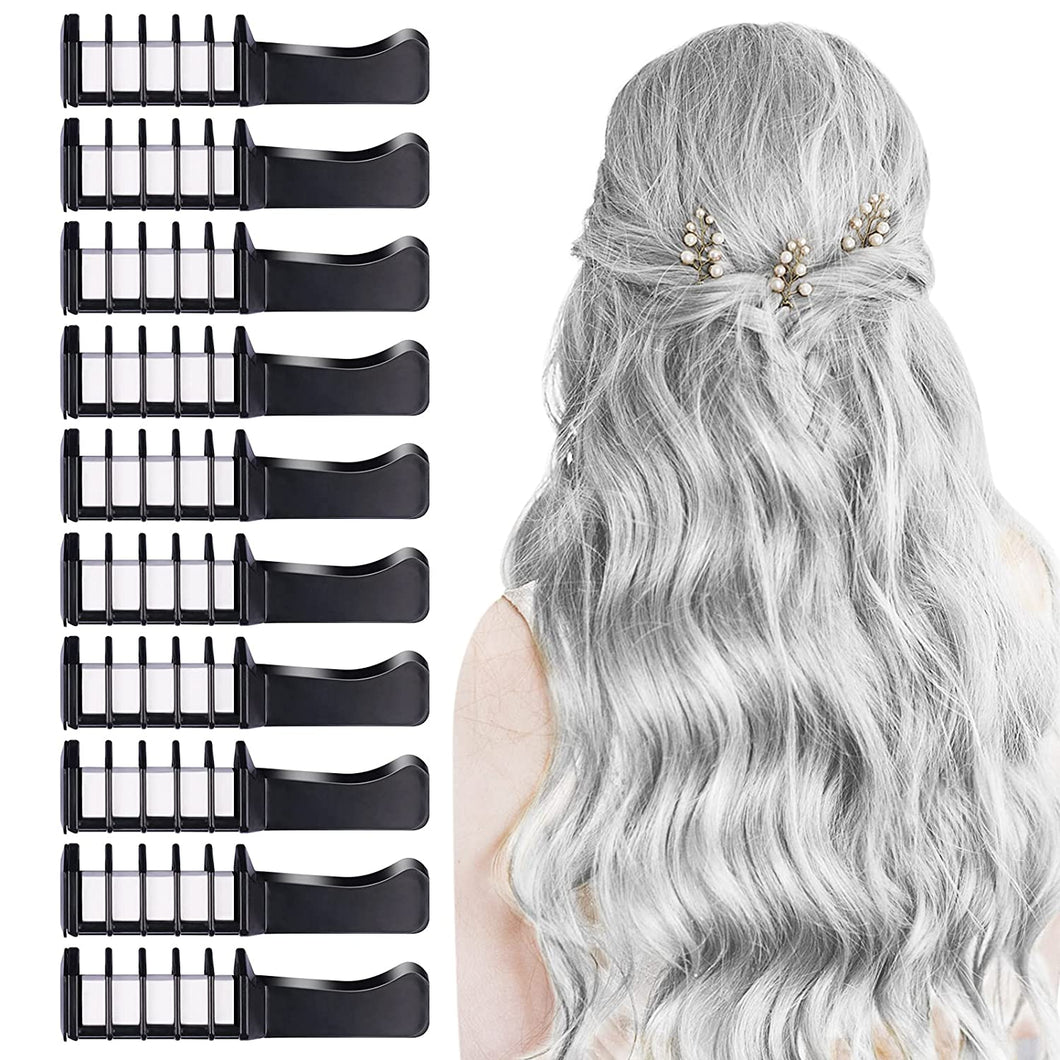 Kalolary White Hair Chalk Comb 10 PCS