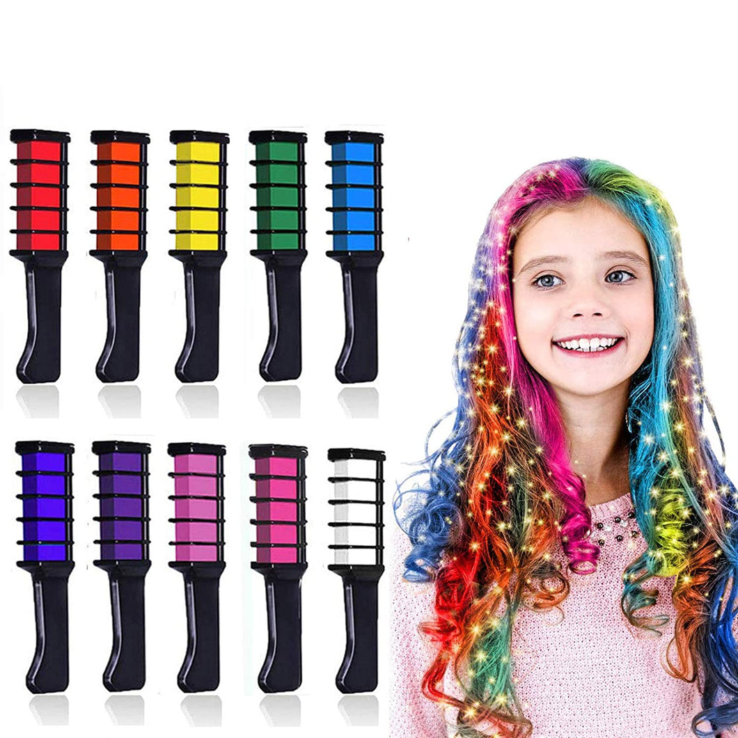 Kalolary 10 Colors Hair Chalk for Girls Kids