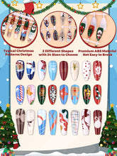 Load image into Gallery viewer, Kalolary Christmas Fake Nails 288PCS
